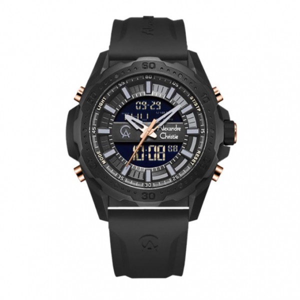 Alexandre Christie AC 9370 Black Rosegold MHRIPBARG